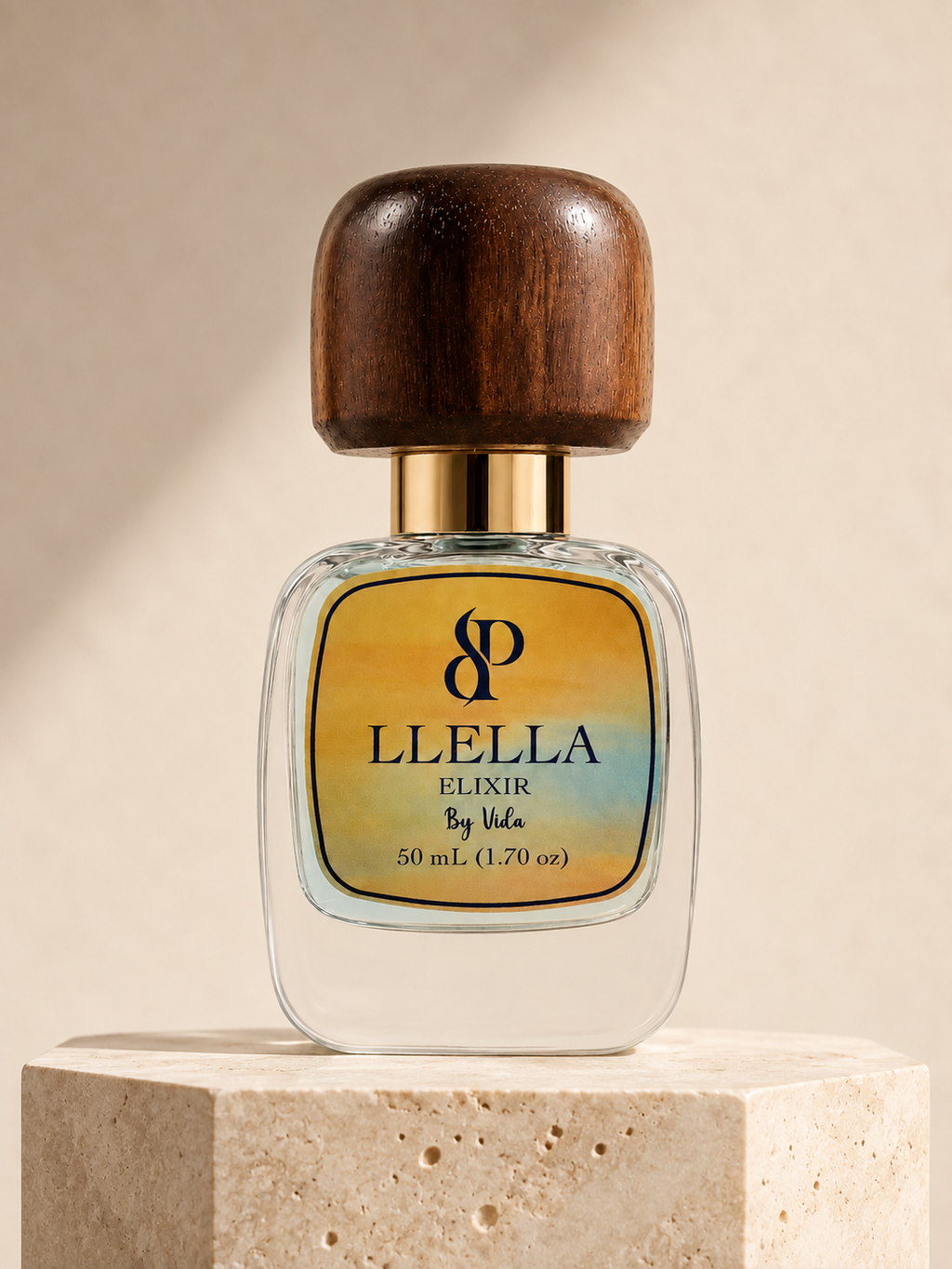 Llella · Perfume de Coco Playero Artesanal Unisex · Escencia Pizano