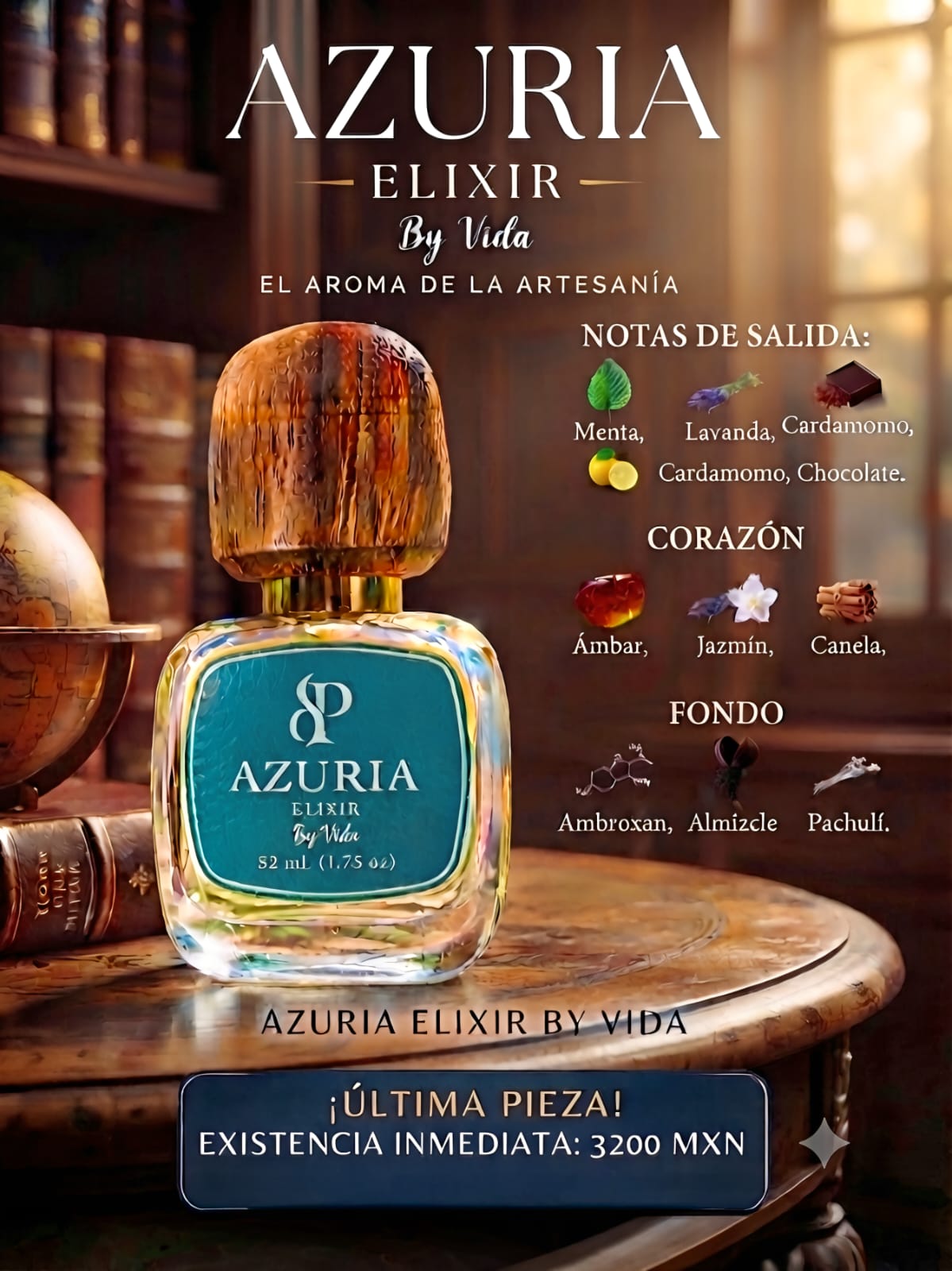 Azuria - Escencia Pizano